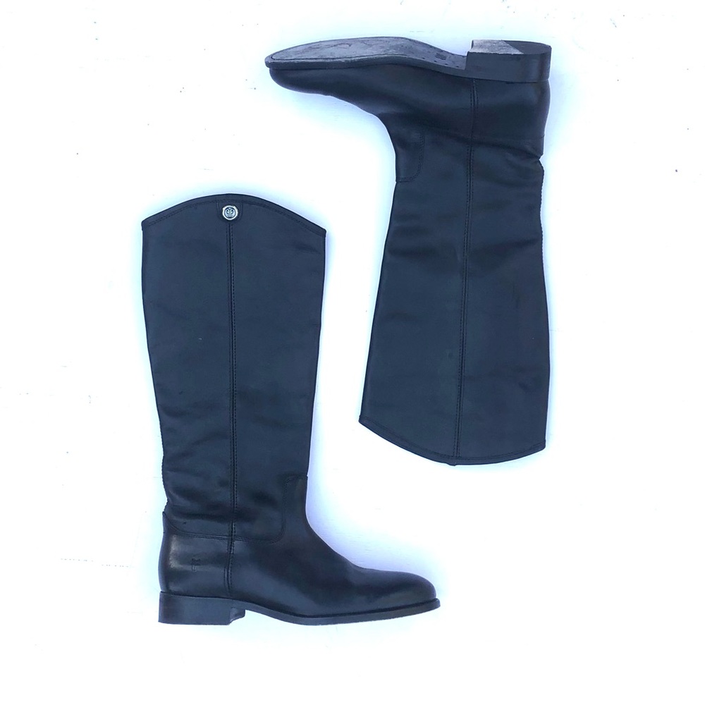 Frye Riding Boots Black Leather EUC Women’s Sz 8.5B